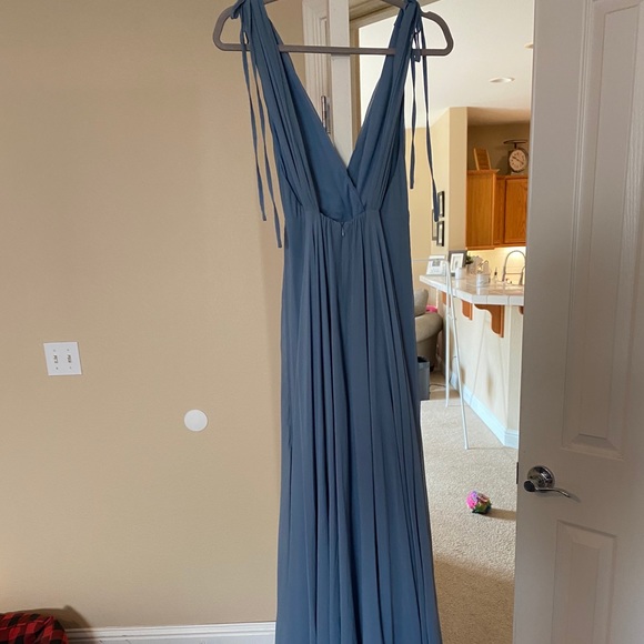 Lulu’s Blue Bridesmaid Dress - Picture 2 of 4
